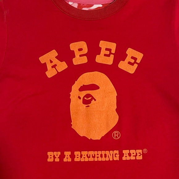 Bape OG Bape Reversible Pink Camo Tee - Picture 5 of 9